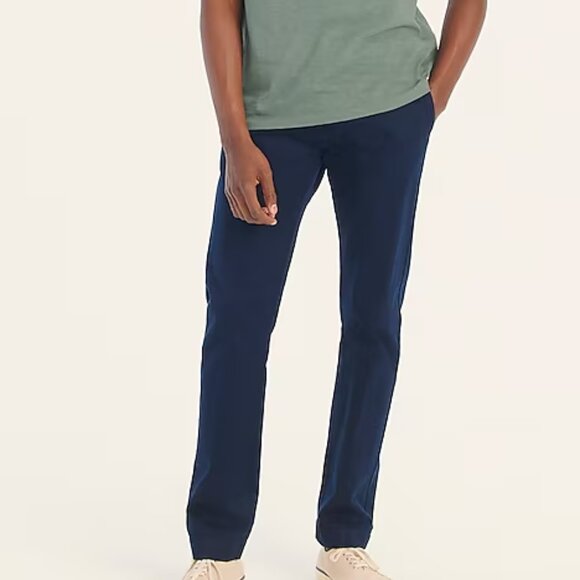 J. Crew Men's 770™ Straight-fit stretch chino pant 32/32 Navy Color - Picture 1 of 8